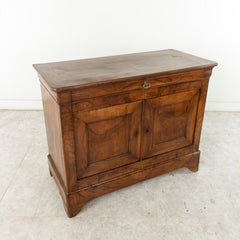 19th Century French Louis Philippe Period Burl Walnut Buffet or Sideboard