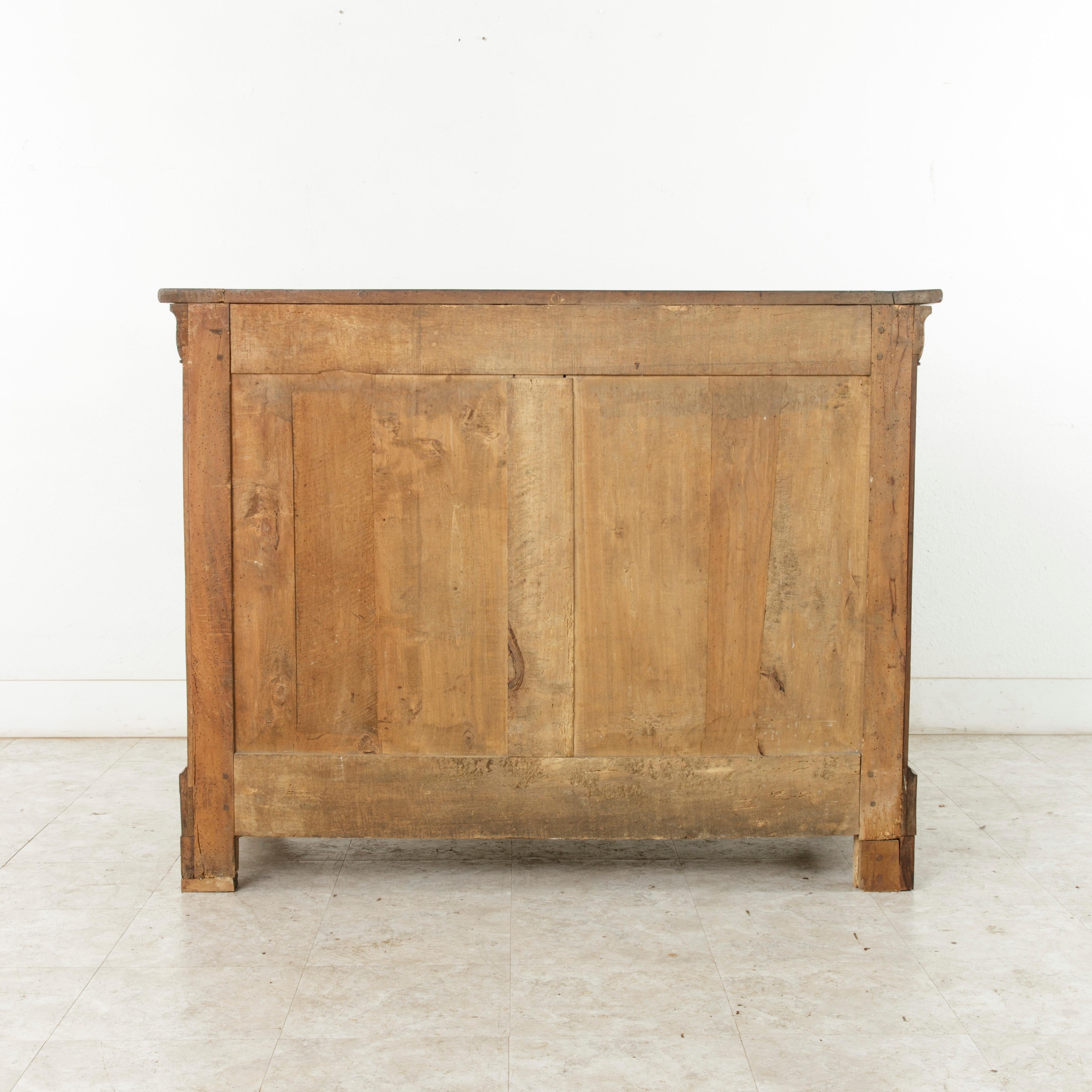 Mid-19th Century 19th Century French Louis Philippe Period Burl Walnut Buffet or Sideboard