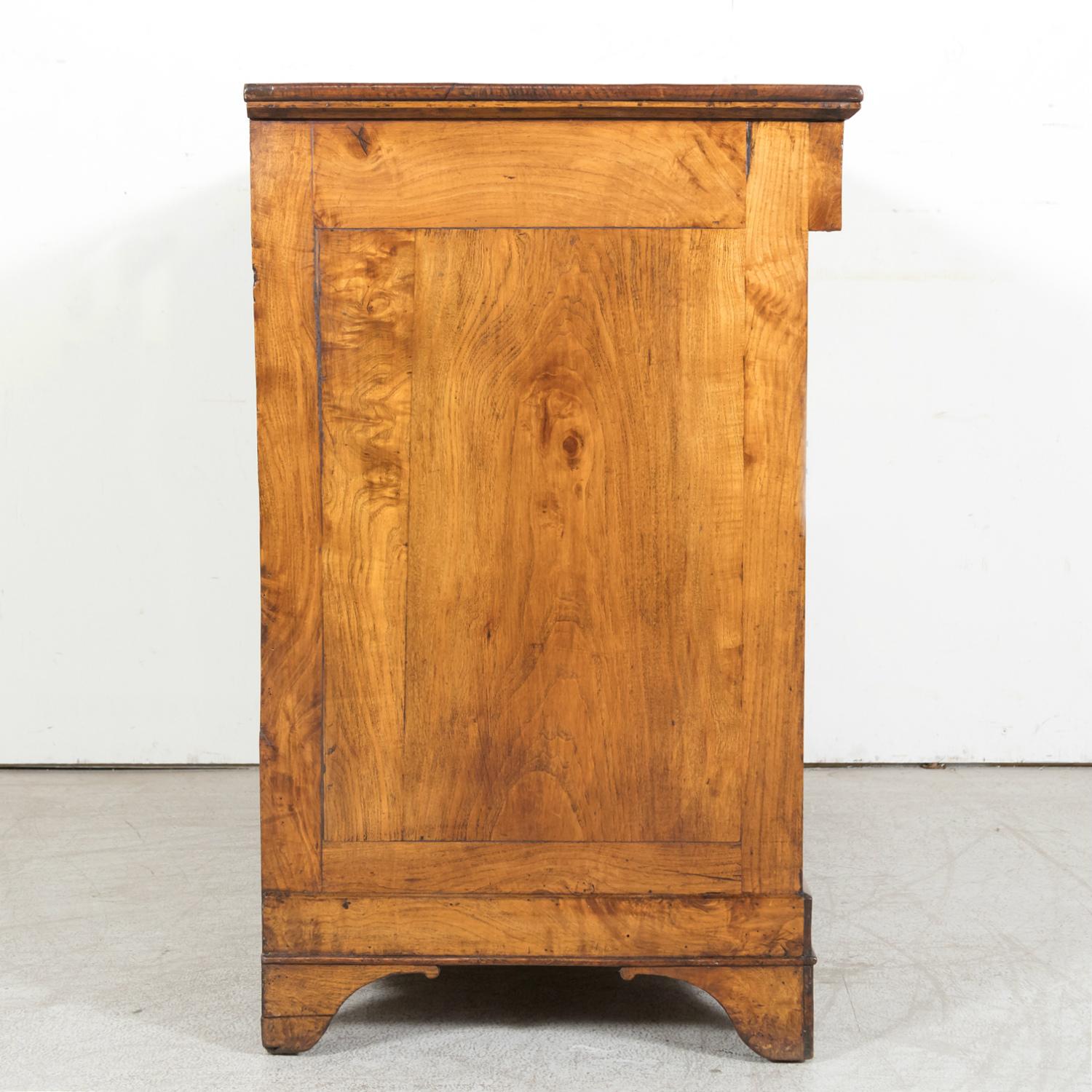 19th Century French Louis Philippe Period Burled Chestnut Buffet For Sale 13