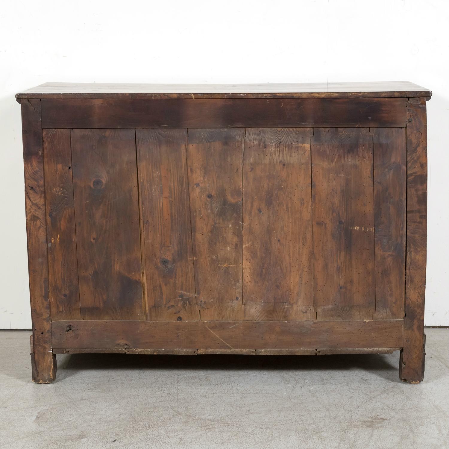 19th Century French Louis Philippe Period Burled Chestnut Buffet For Sale 16