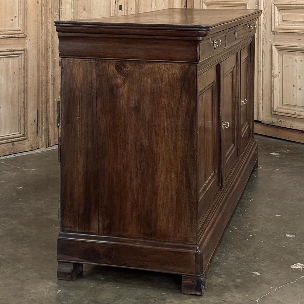 19th Century French Louis Philippe Period Cherry Wood Buffet For Sale 13