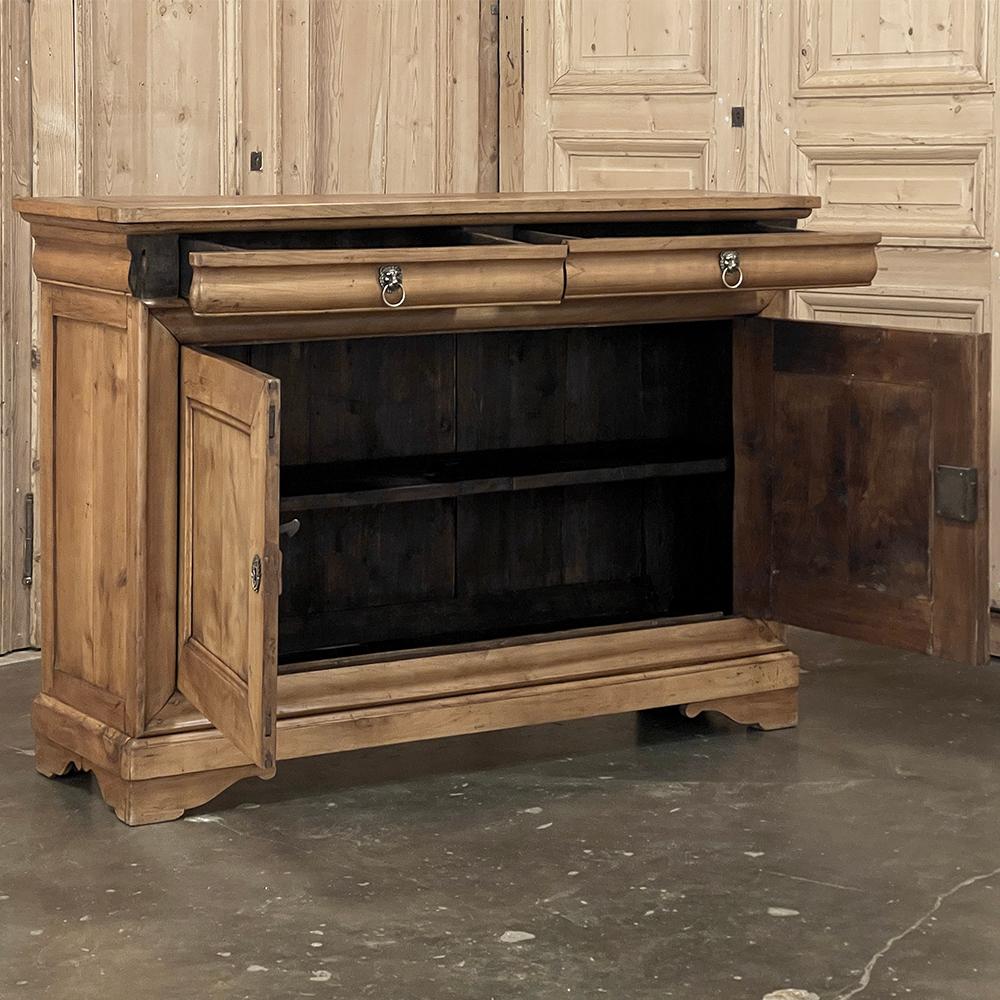 19th Century French Louis Philippe Period Cherry Wood Buffet For Sale 3