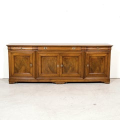 19th Century French Louis Philippe Period Cherrywood Lyonnaise Enfilade Buffet