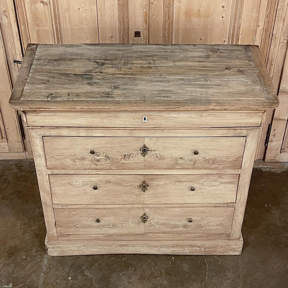 19th Century French Louis Philippe Period Fruitwood Commode 1