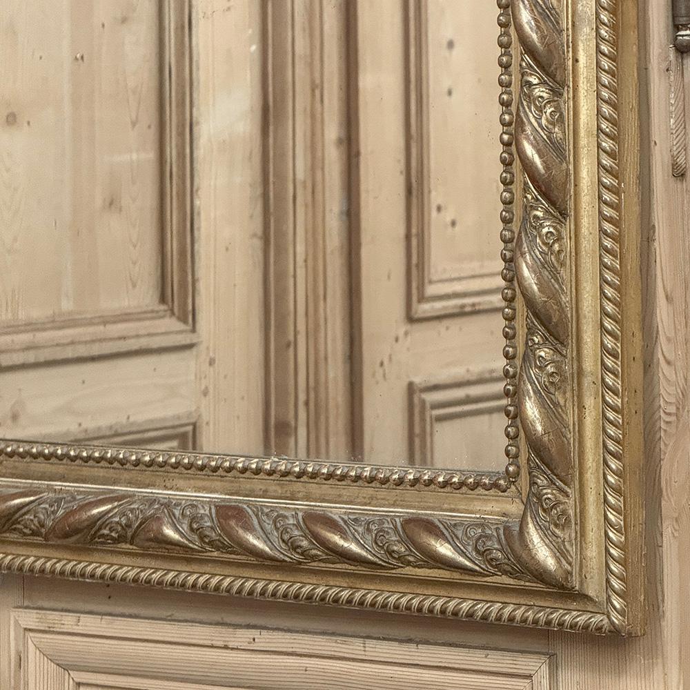 Espejo dorado de época Louis Philippe francés del siglo XIX en venta 5