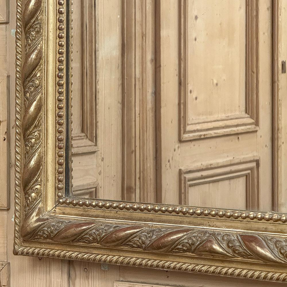 Espejo dorado de época Louis Philippe francés del siglo XIX en venta 6