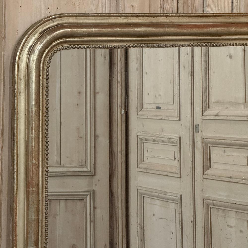 Mid-19th Century 19th Century French Louis Philippe Period Gilded Mirror For Sale