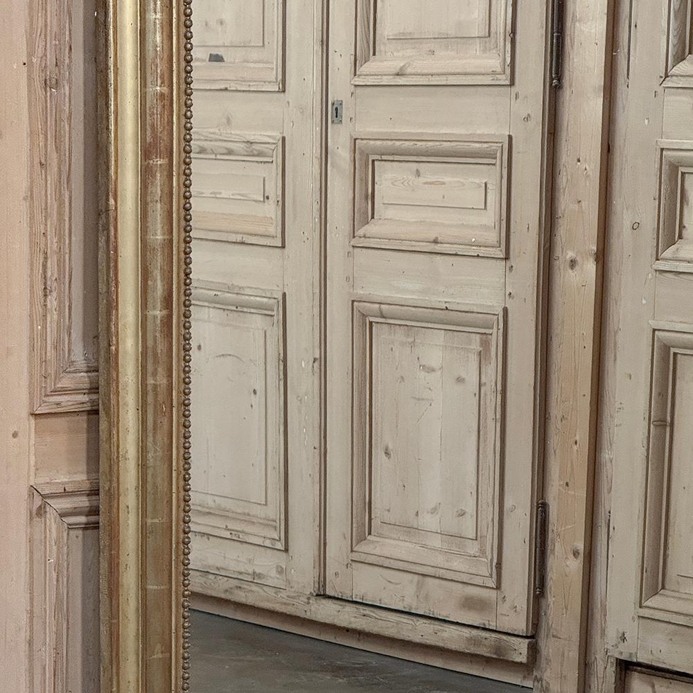 19th Century French Louis Philippe Period Gilded Mirror For Sale 1