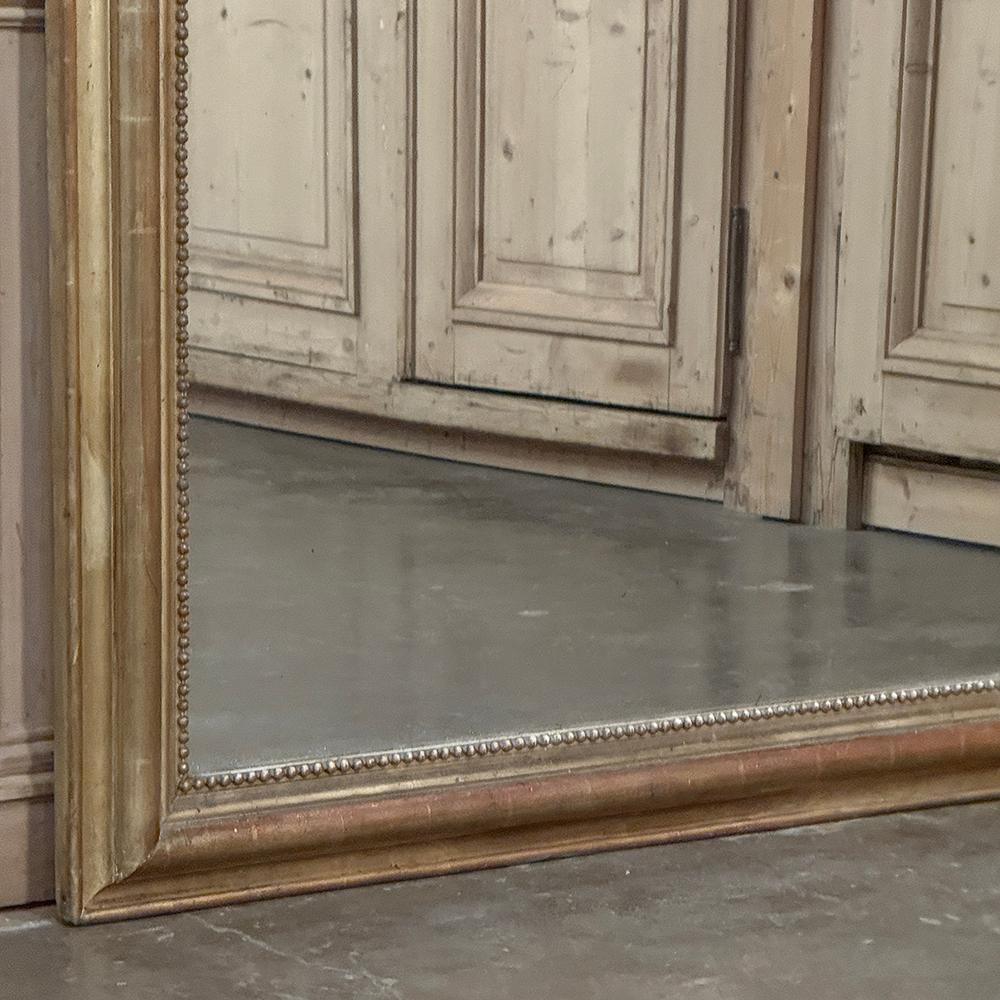 19th Century French Louis Philippe Period Gilded Mirror For Sale 2