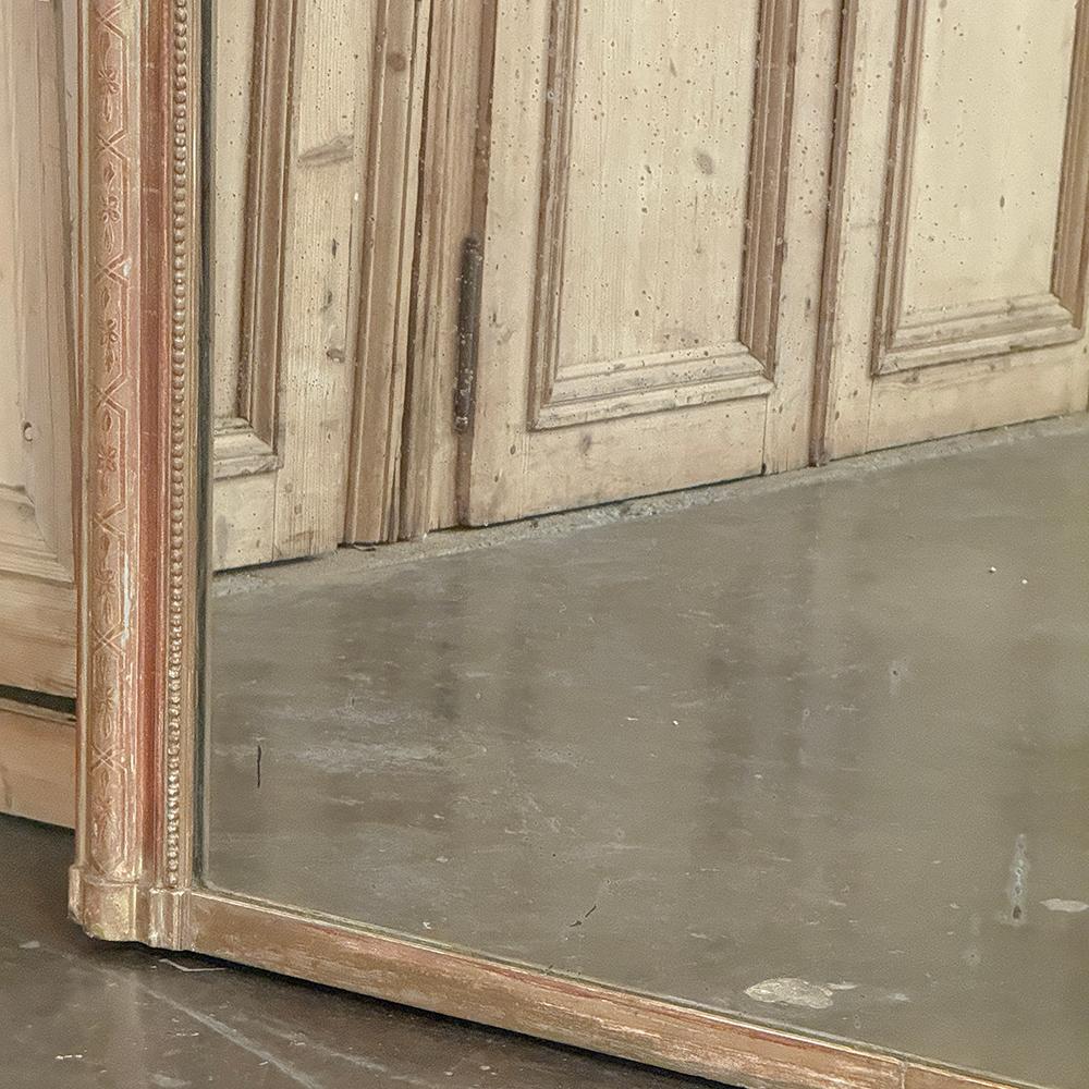 19th Century French Louis Philippe Period Giltwood Mantel Mirror For Sale 10