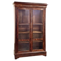 19th Century French Louis Philippe Period Mahogany Bookcase