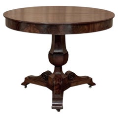 19th Century French Louis Philippe Period Mahogany Center Table