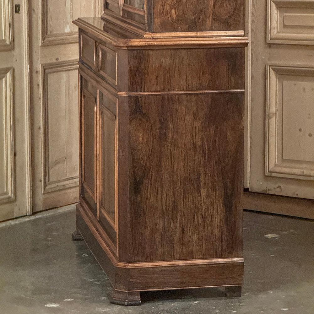 Secrétaire ~ Bibliothèque d'époque Louis Philippe du 19e siècle en vente 6