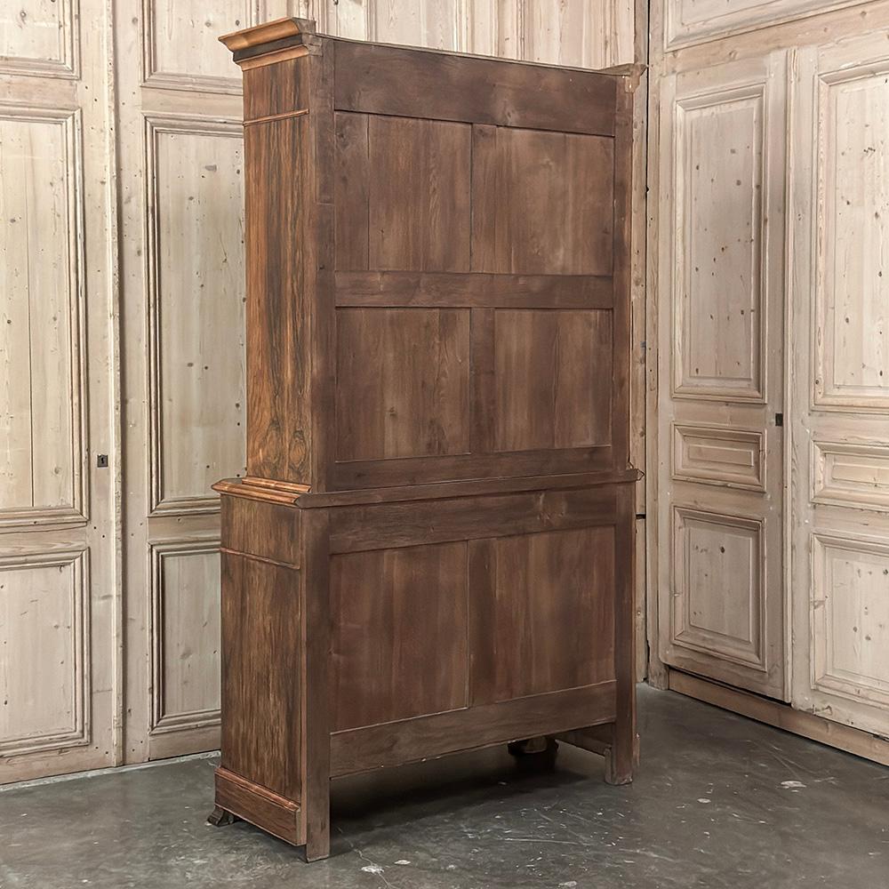 Secrétaire ~ Bibliothèque d'époque Louis Philippe du 19e siècle en vente 12