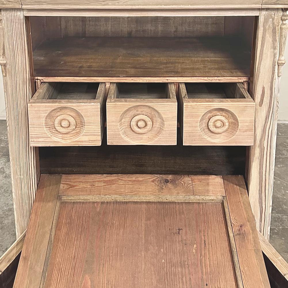 19. Jahrhundert Französisch Louis Philippe Periode Stripped Kiefer Sekretär im Angebot 8