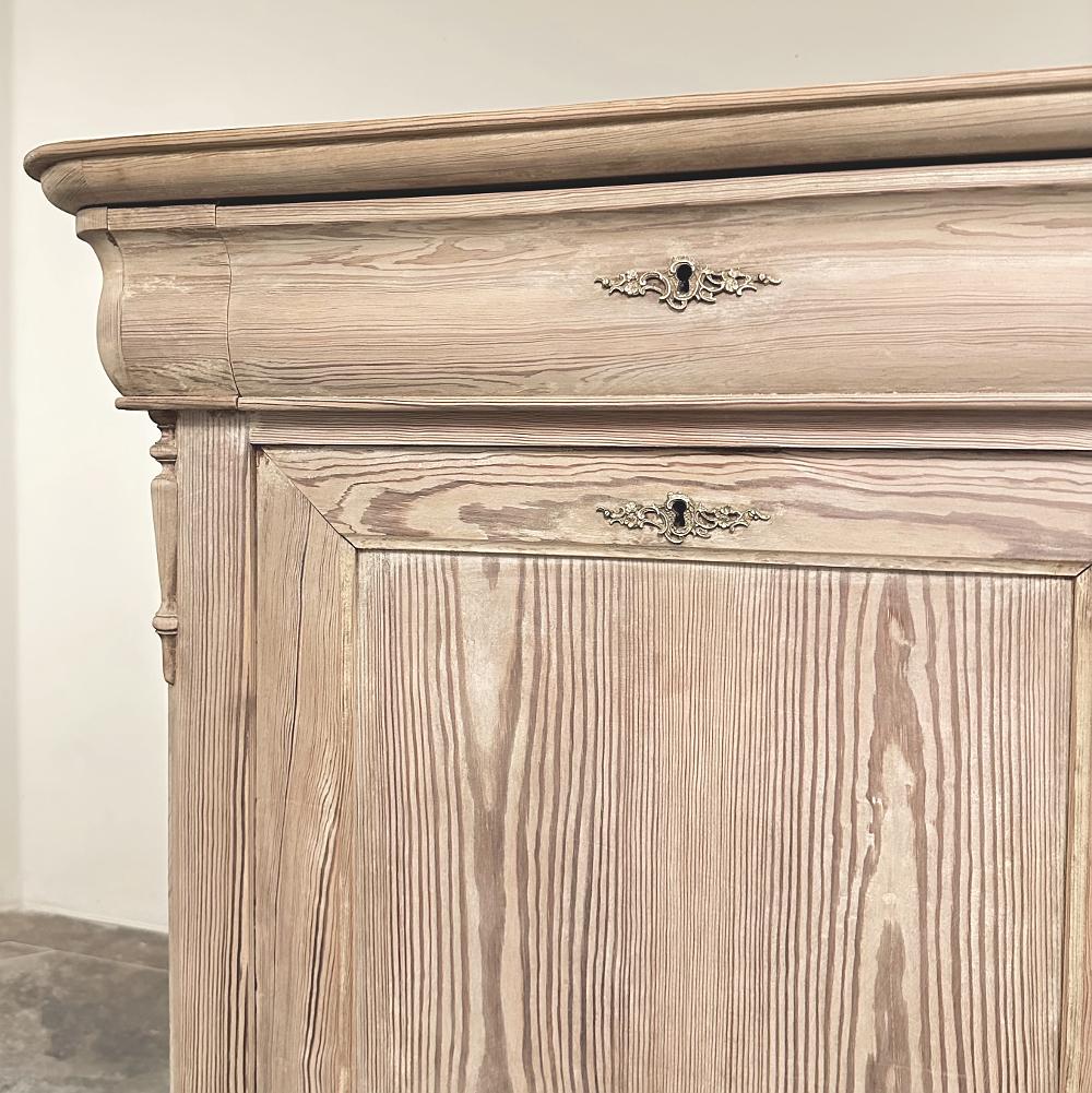 19. Jahrhundert Französisch Louis Philippe Periode Stripped Kiefer Sekretär im Angebot 10