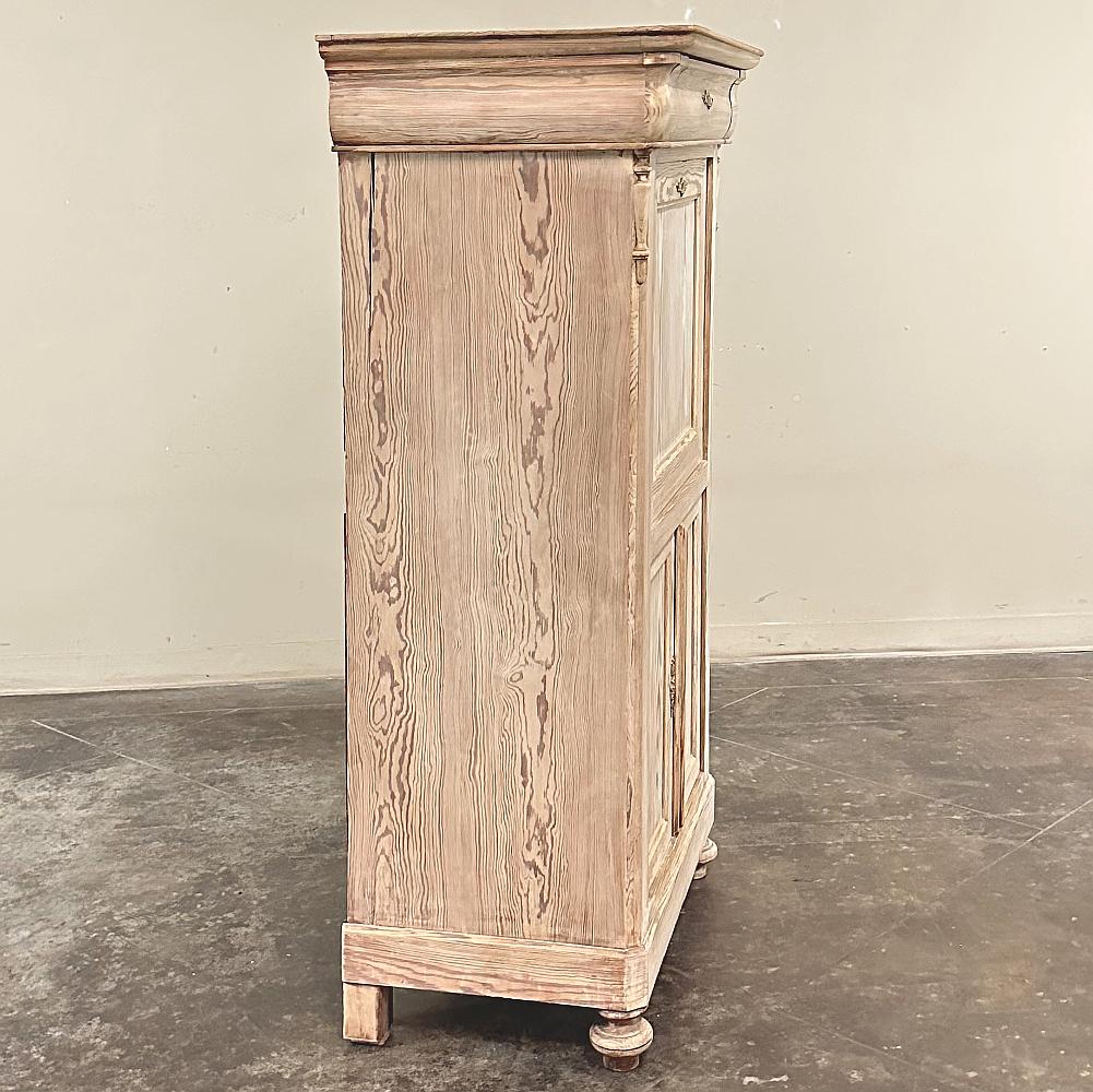 19. Jahrhundert Französisch Louis Philippe Periode Stripped Kiefer Sekretär im Angebot 2