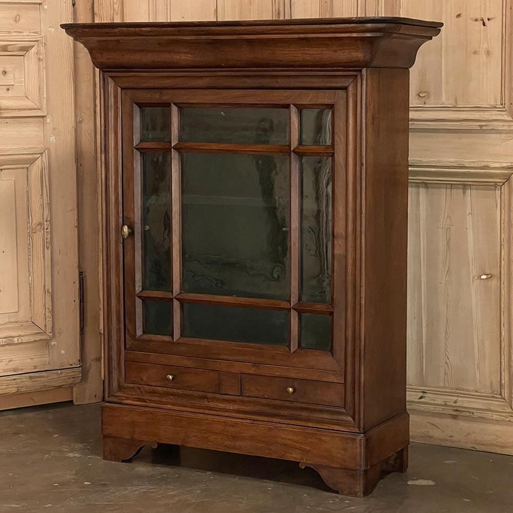Hand-Crafted 19th Century French Louis Philippe Period Vitrine, Confiturier For Sale