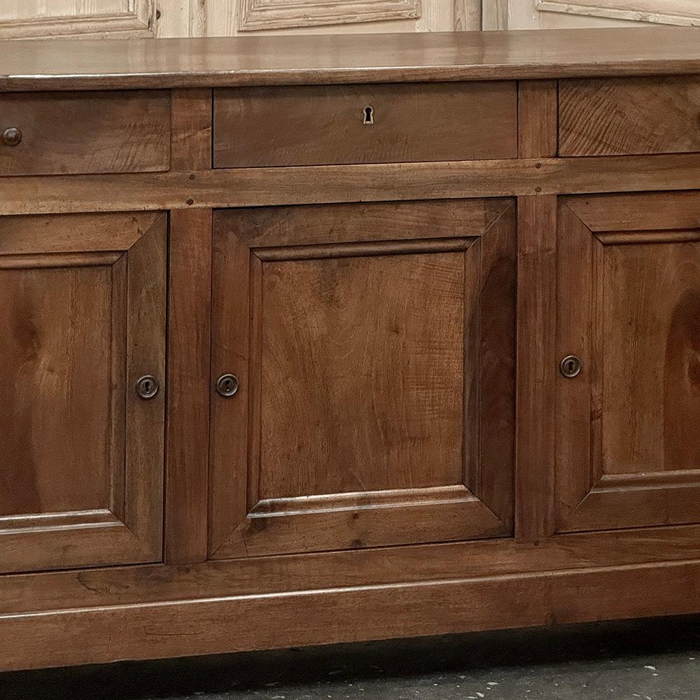 Noce Buffet in noce del periodo Louis Philippe del XIX secolo ~ Enfilade ~ Credenza in vendita