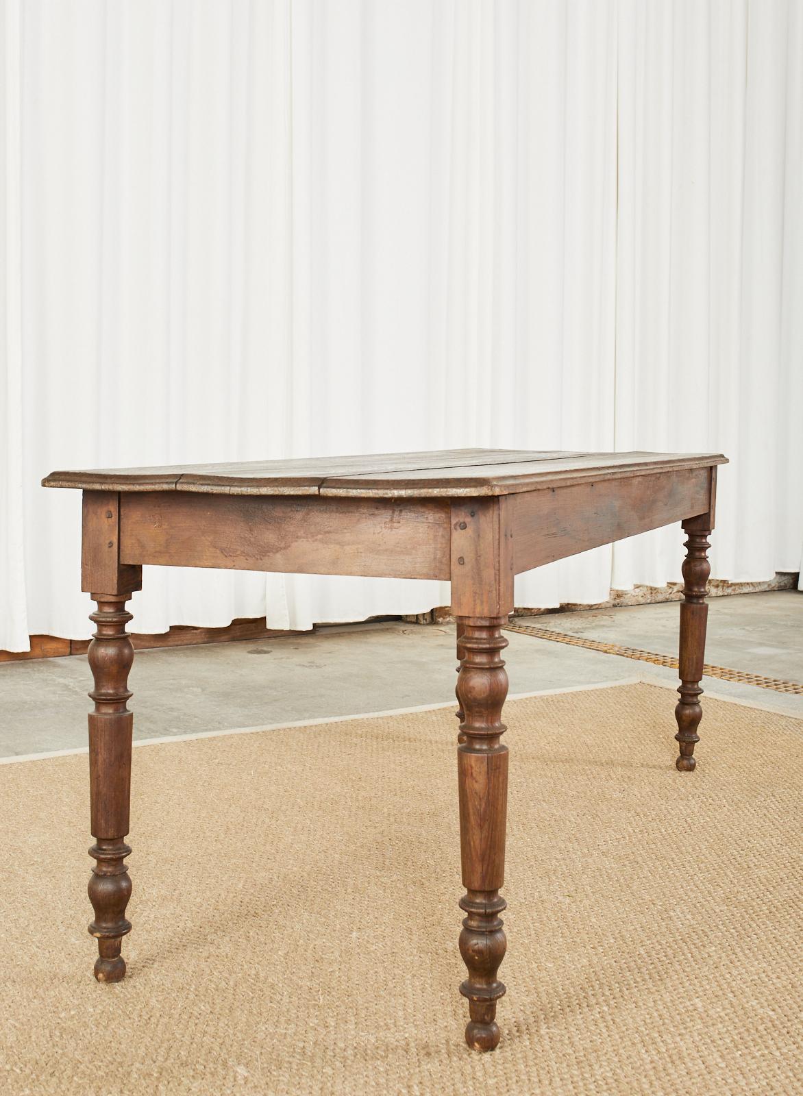 19th Century French Louis Philippe Pine Farmhouse Table 7