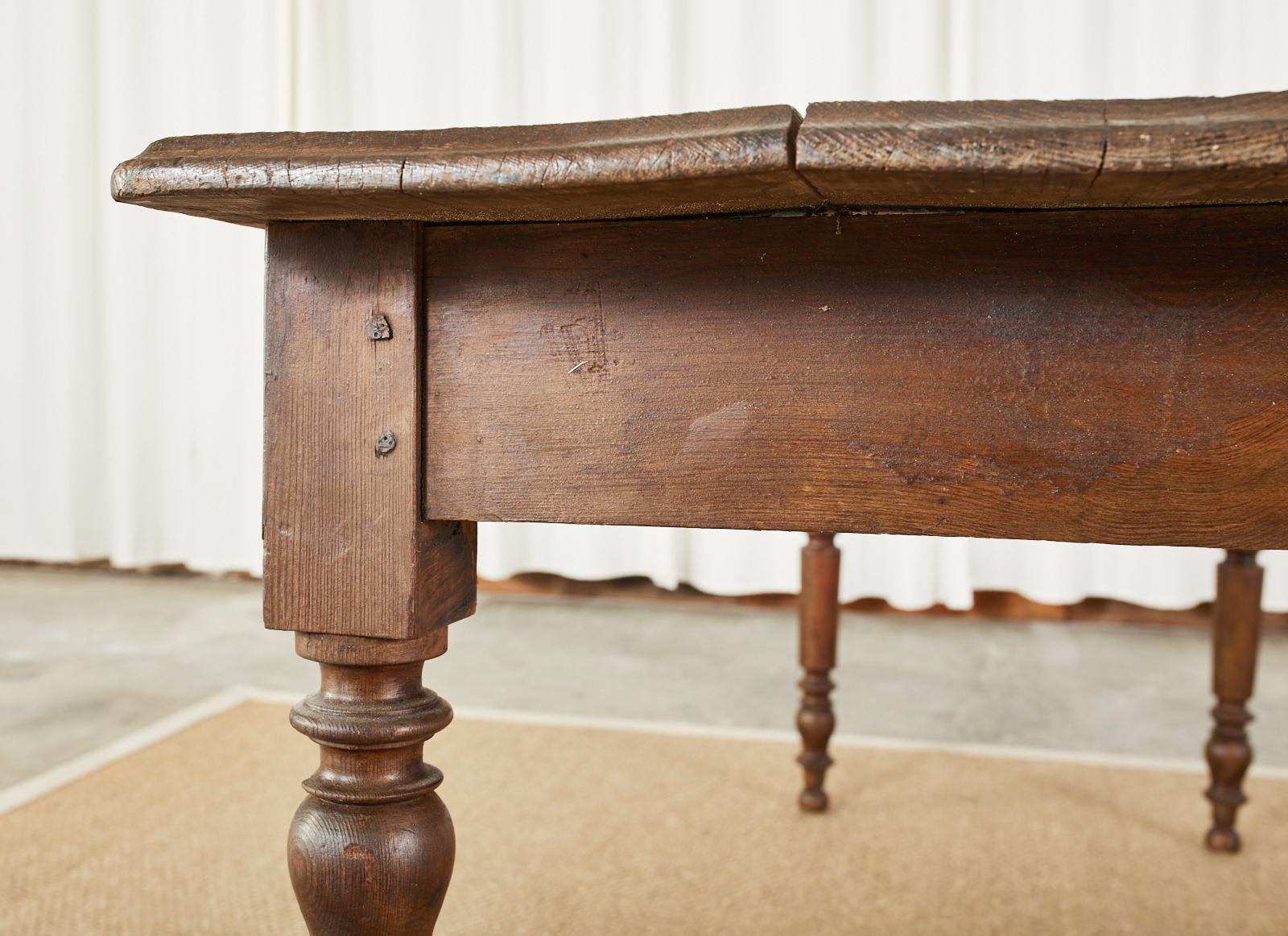 19th Century French Louis Philippe Pine Farmhouse Table 13