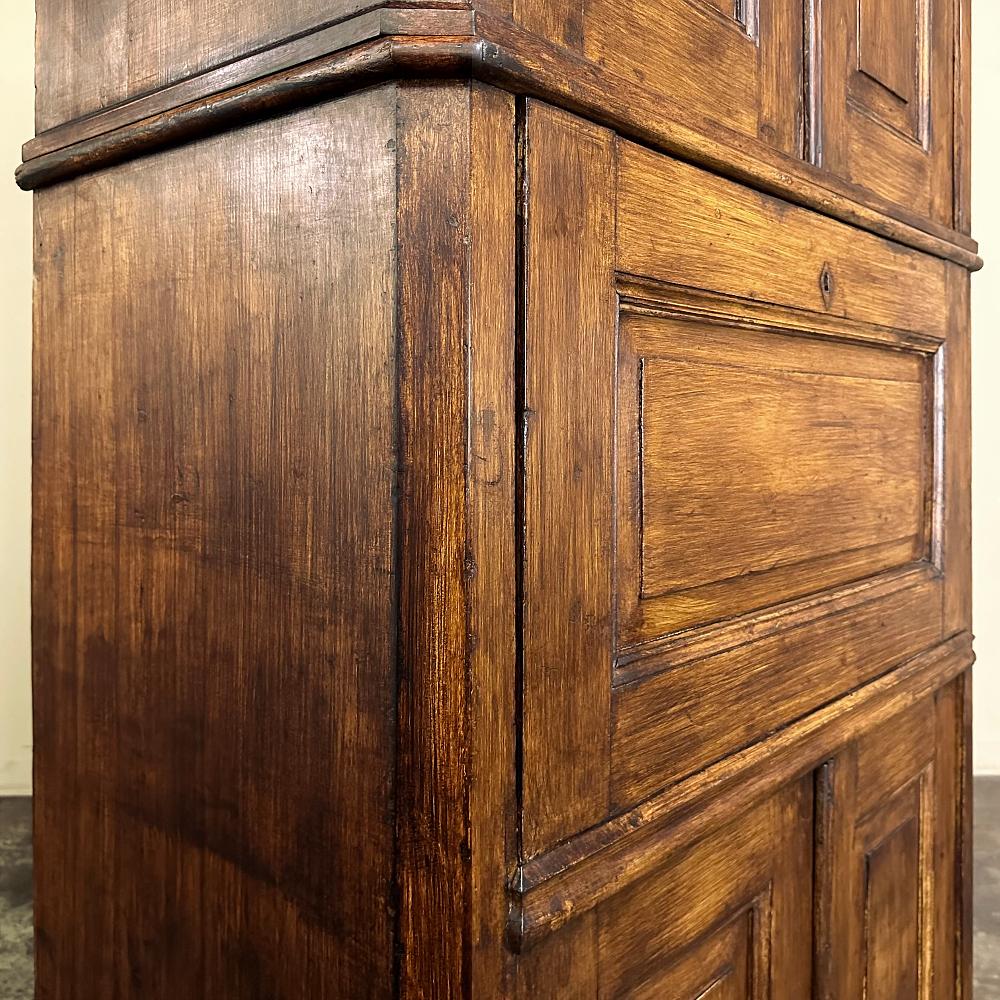 19th Century French Louis Philippe Pine Secretary ~ Bookcase For Sale 9