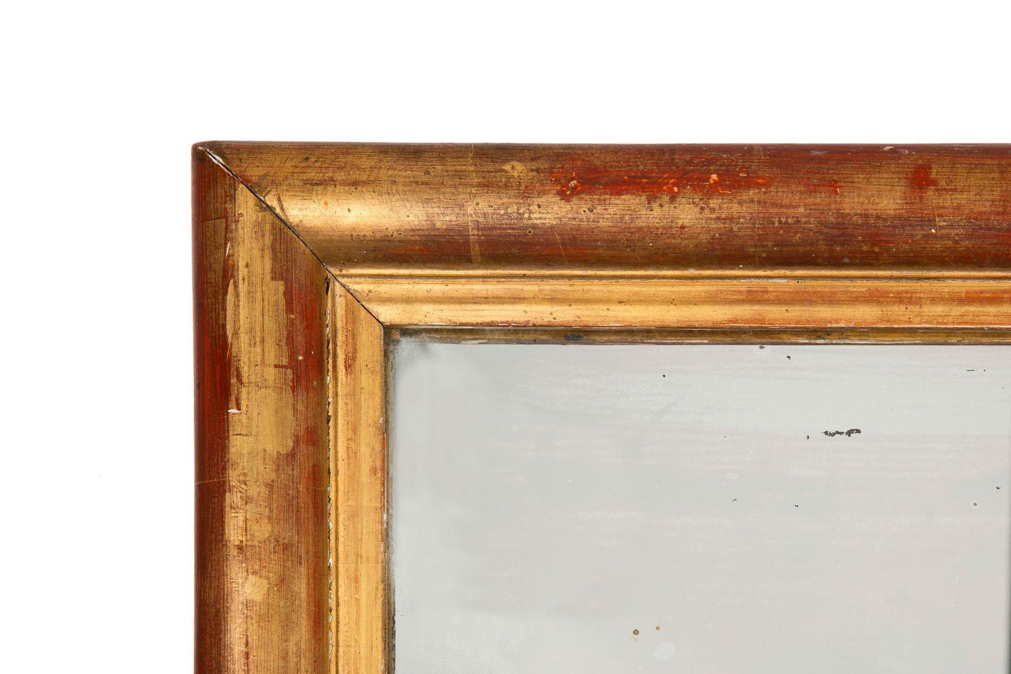 FRENCH LOUIS PHILIPPE WALL MIRROR
Circa late 19th century
Item # 306IVX21P 

This nearly full-length wall mirror from the Louis Philippe period features an incredibly relevant form that melds well with today's home, finding itself a perfect fit both