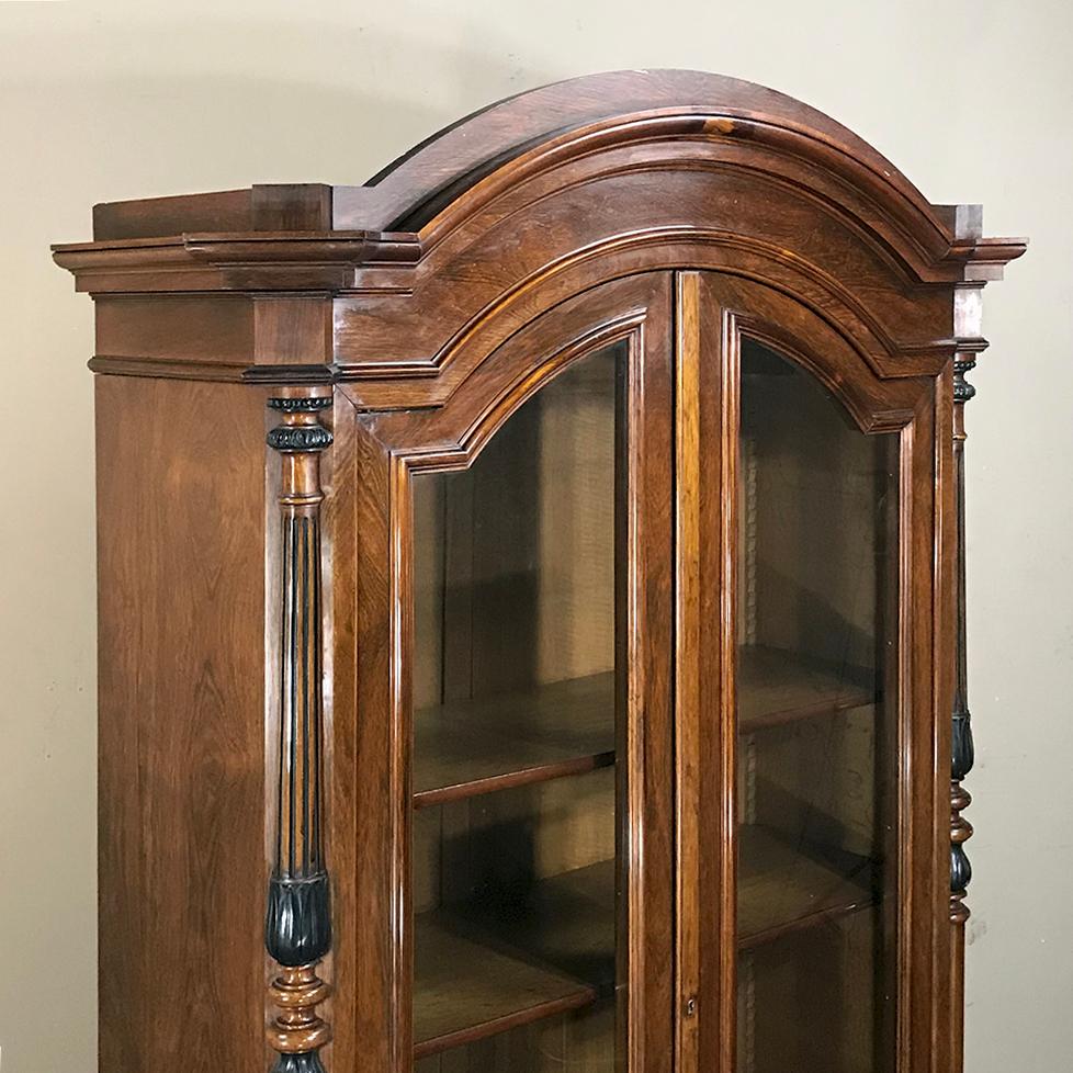 19th Century French Louis Philippe Rosewood Bookcase For Sale 5