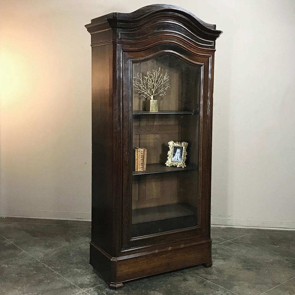 19th Century French Louis Philippe Rosewood Display Armoire, Bookcase 3