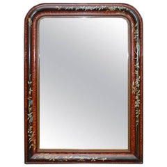 Antique 19th Century French Louis Philippe Rosewood Mirror