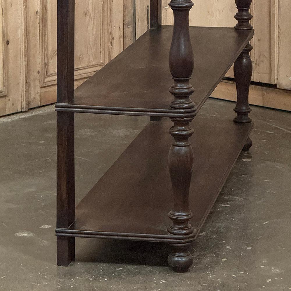 19th Century French Louis Philippe Server ~ Console ~ Etagere For Sale 6