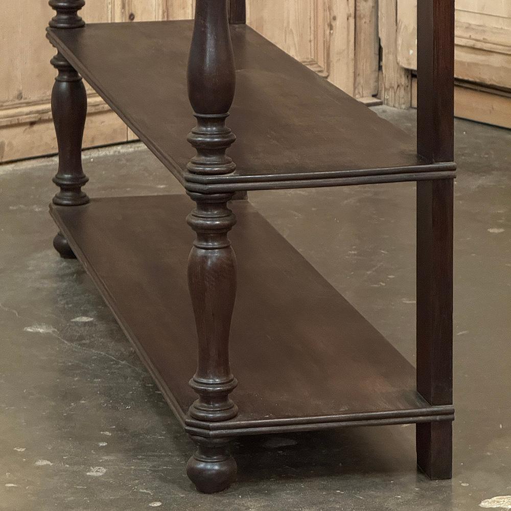 19th Century French Louis Philippe Server ~ Console ~ Etagere For Sale 8