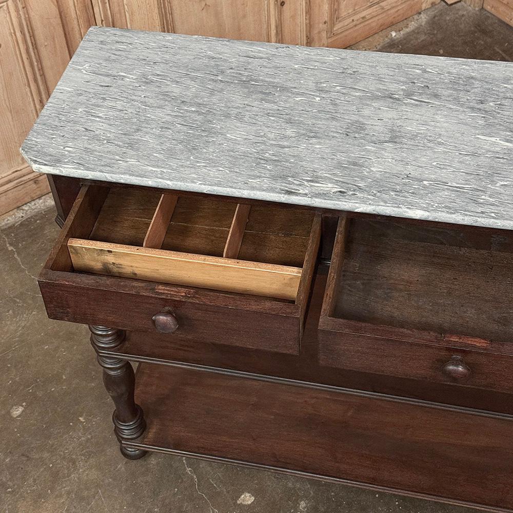 19th Century French Louis Philippe Server ~ Console ~ Etagere For Sale 10