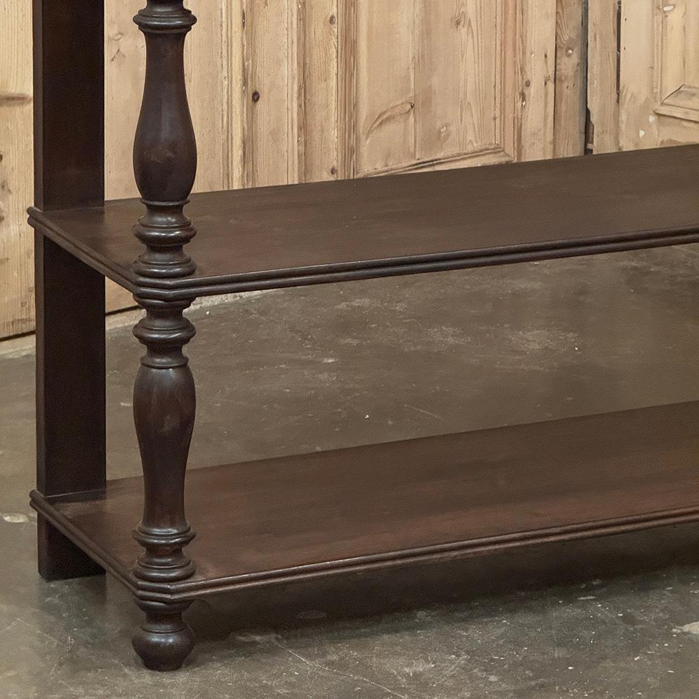19th Century French Louis Philippe Server ~ Console ~ Etagere For Sale 1