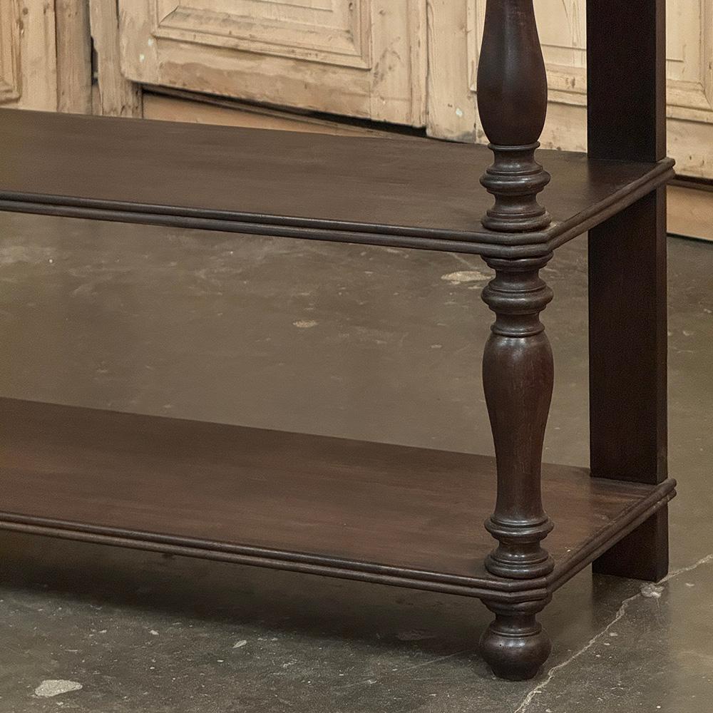 19th Century French Louis Philippe Server ~ Console ~ Etagere For Sale 4