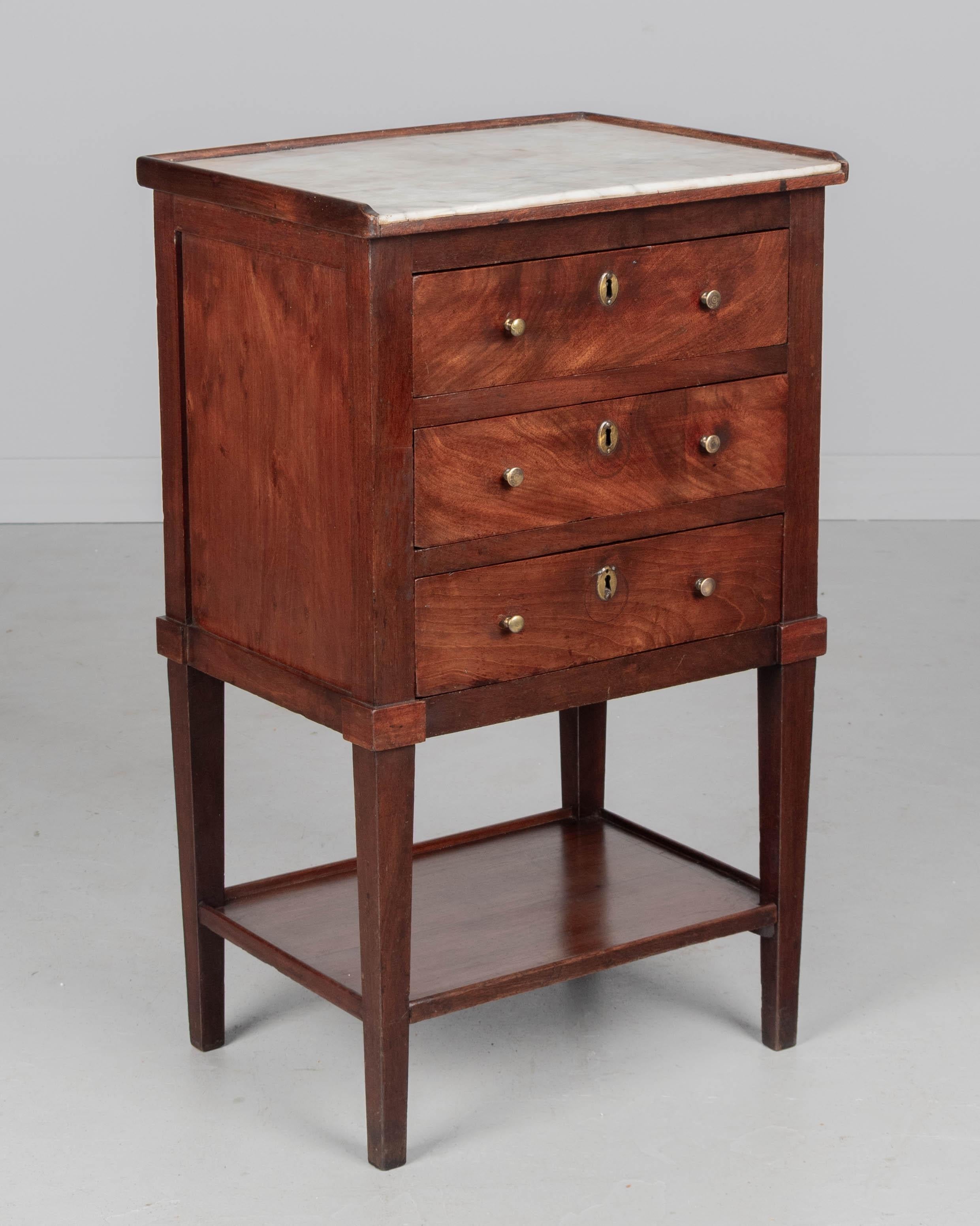 Hand-Crafted 19th Century French Louis Philippe Side Table For Sale