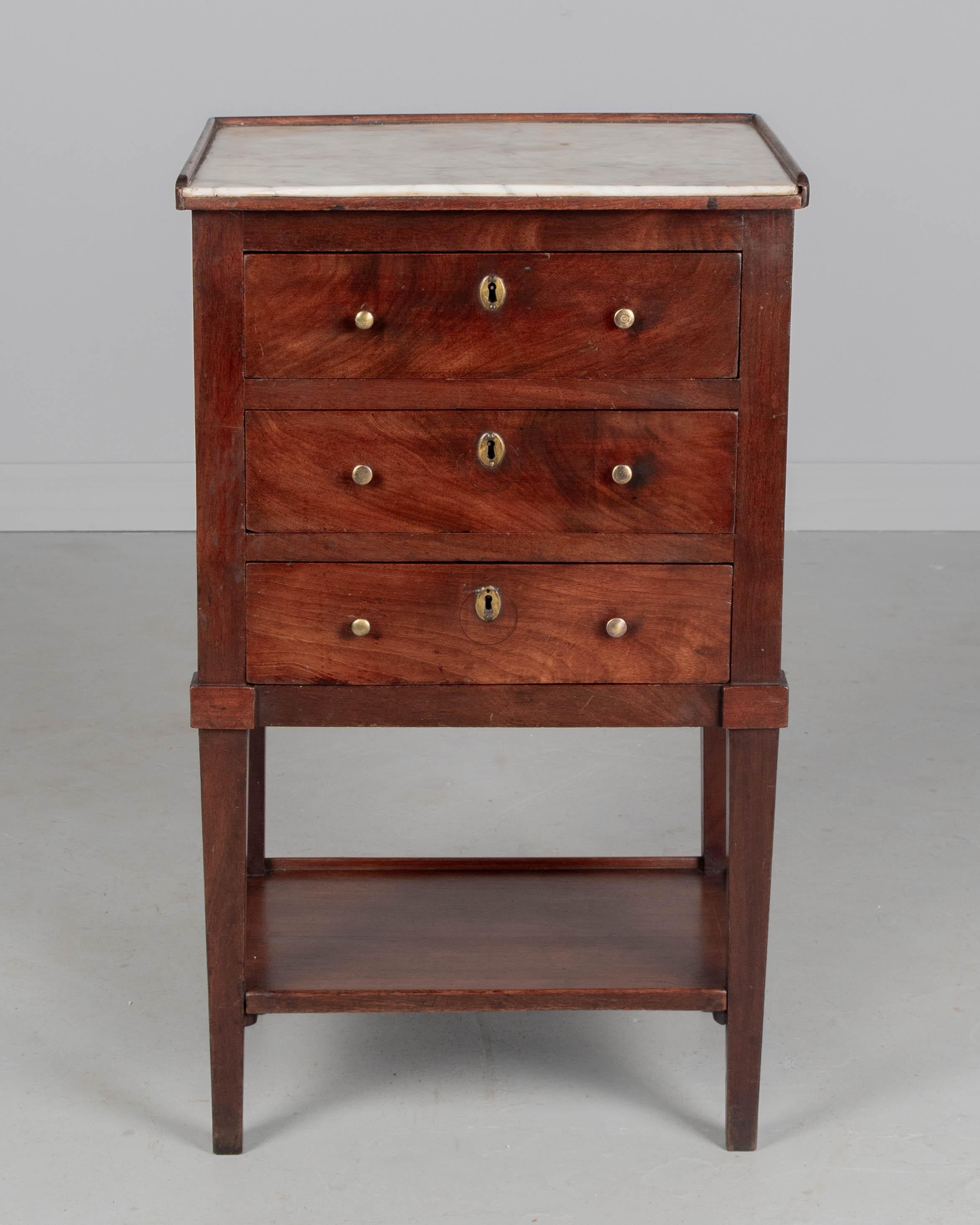 Brass 19th Century French Louis Philippe Side Table For Sale