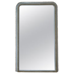 19th Century French Louis Philippe Silvered Mirror
