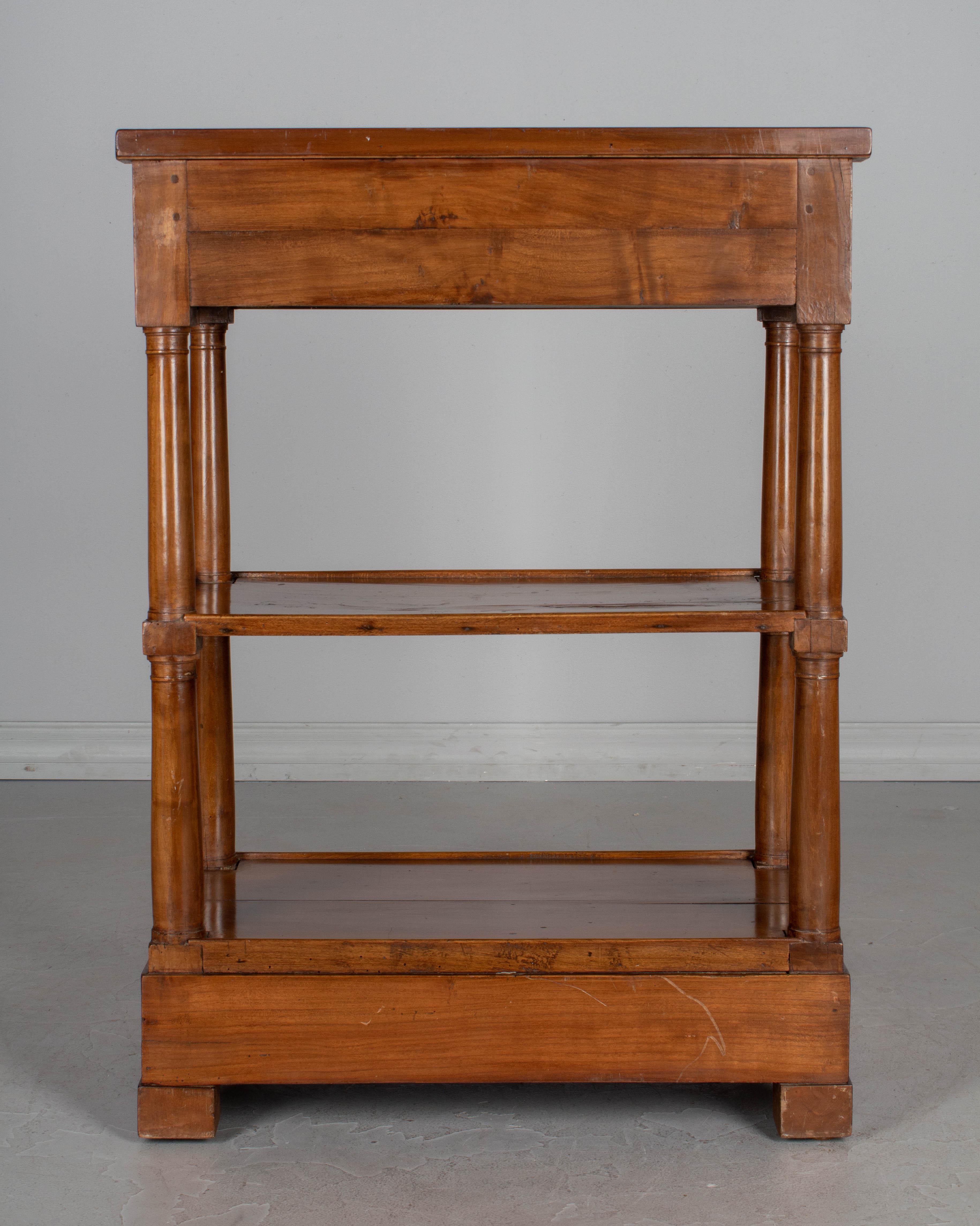 Cherry 19th Century French Louis Philippe Small Étagère