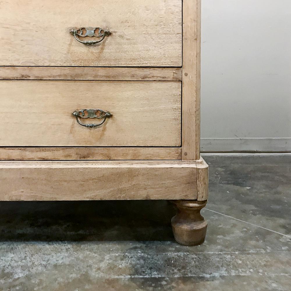 19th Century French Louis Philippe Stripped Oak Commode 2