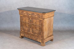 19th Century French Louis Philippe Style Bleached Commode
