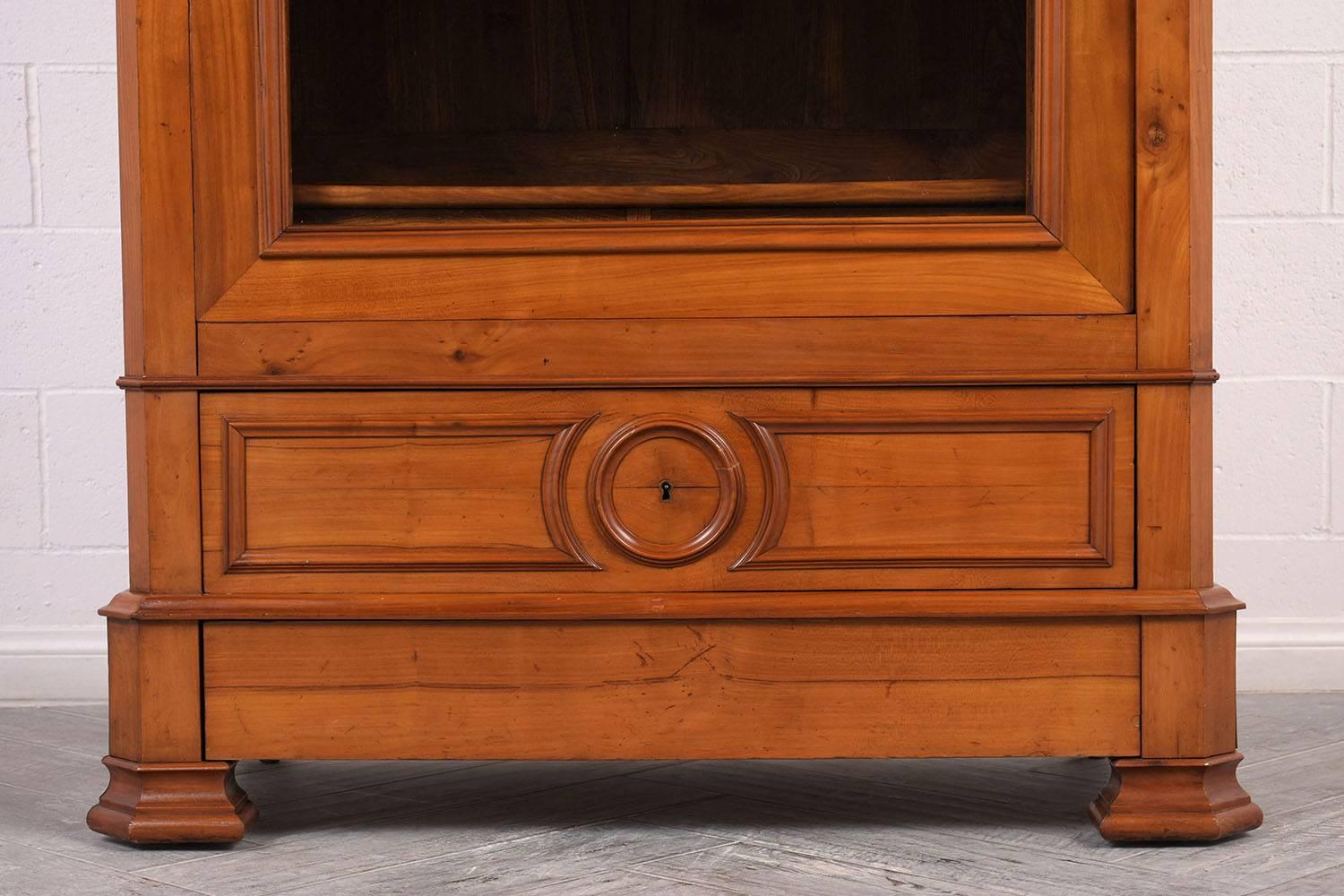 19th Century French Louis Philippe-Style Bookcase 1