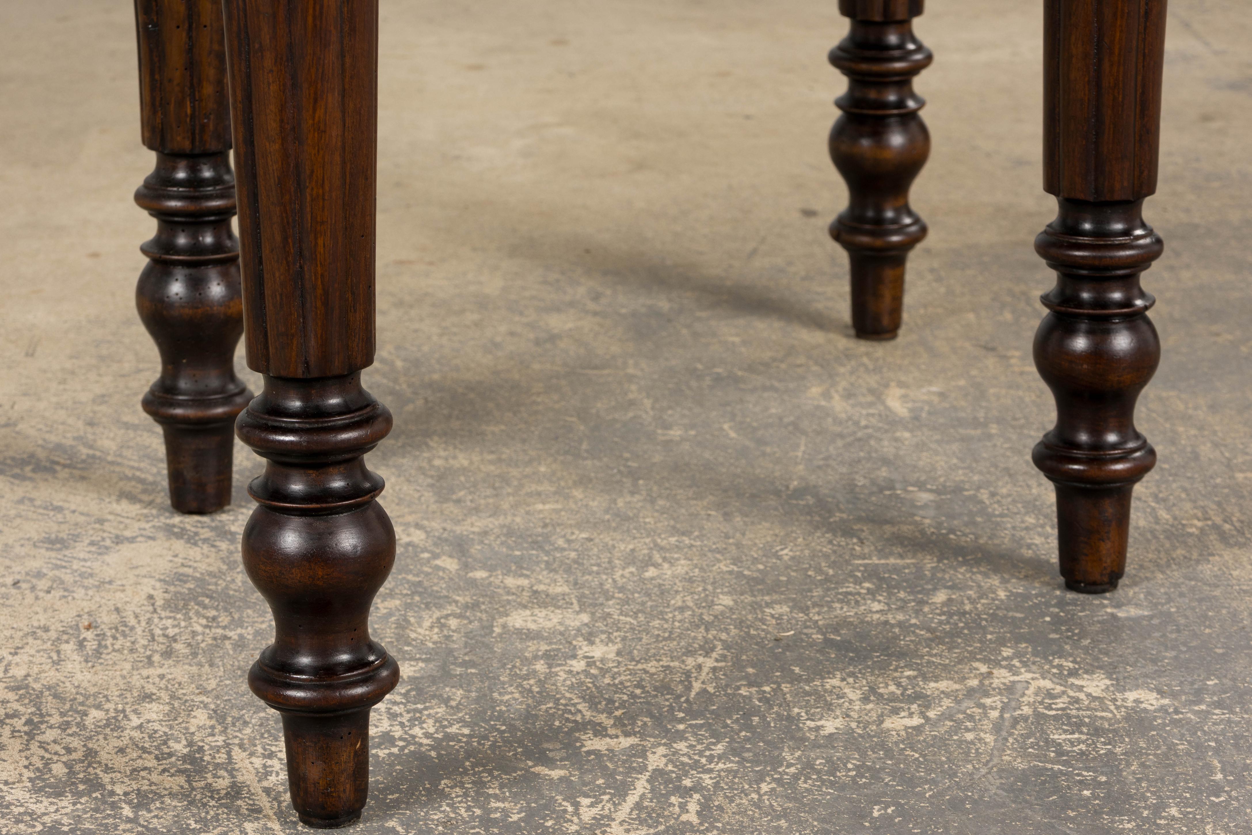Noyer Console pliante en noyer de style Louis Philippe, 19e siècle, France en vente