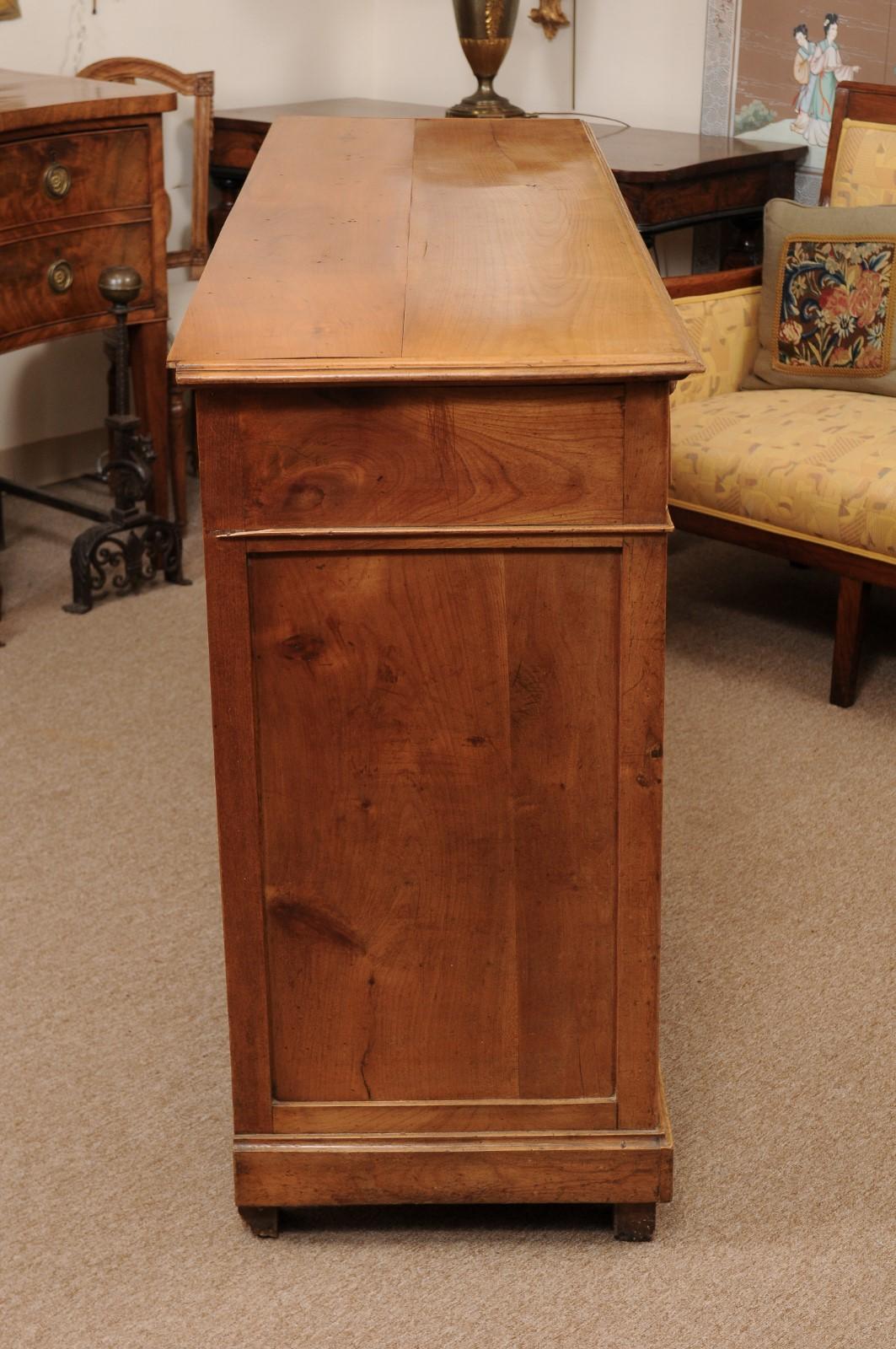 19th Century French Louis Philippe Style Fruitwood Enfilade 8