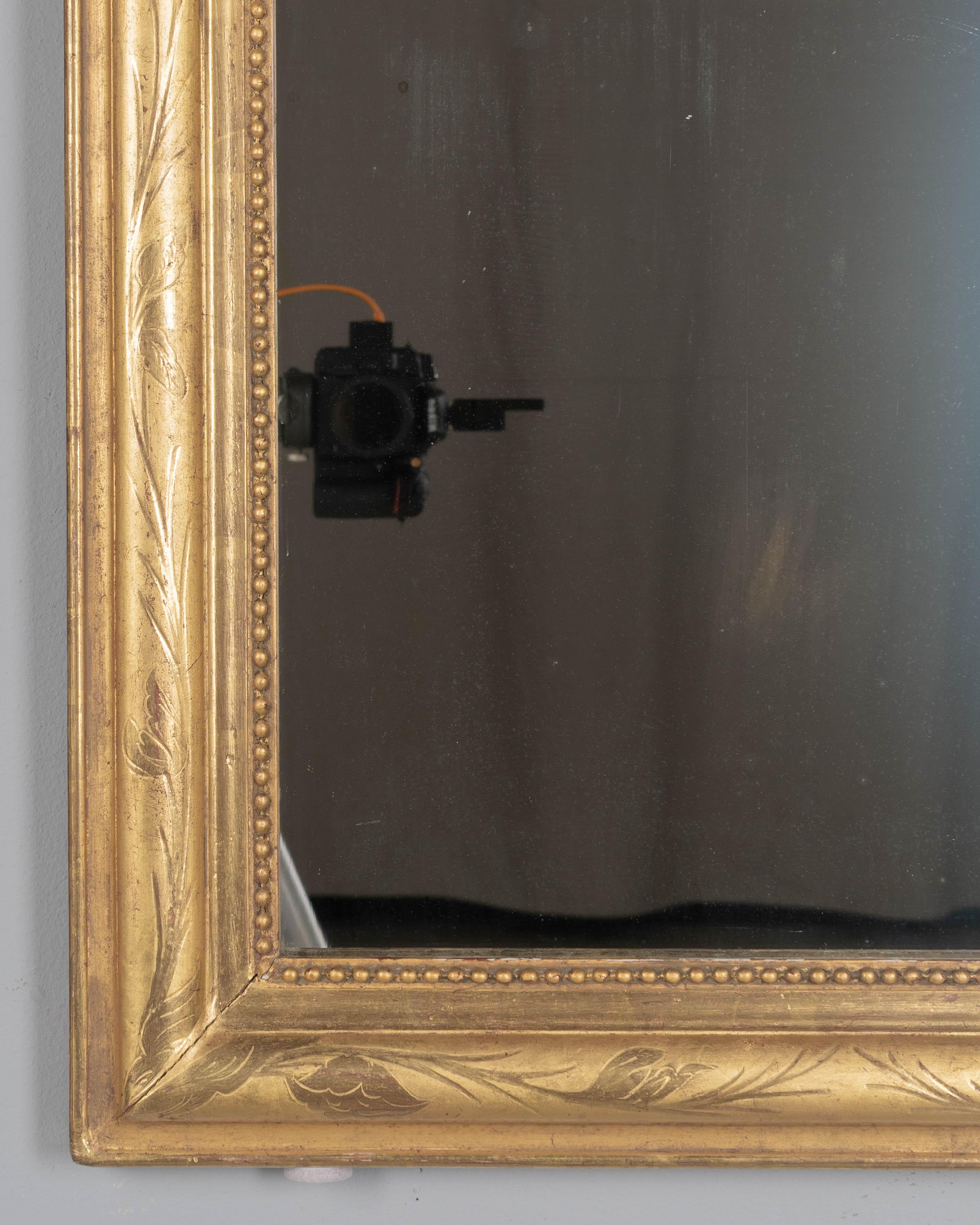 19th Century French Louis Philippe Style Gilded Mirror 23
