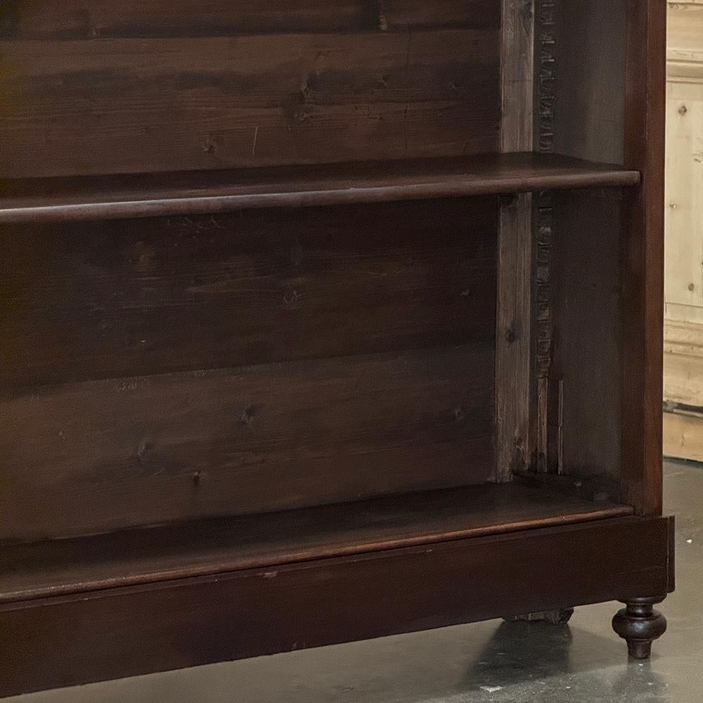 Bibliothèque ouverte de style Louis Philippe français du 19ème siècle en vente 2