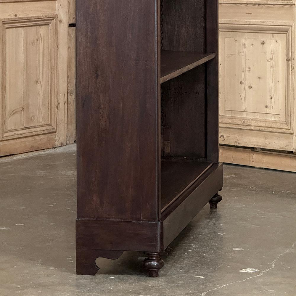 Bibliothèque ouverte de style Louis Philippe français du 19ème siècle en vente 9