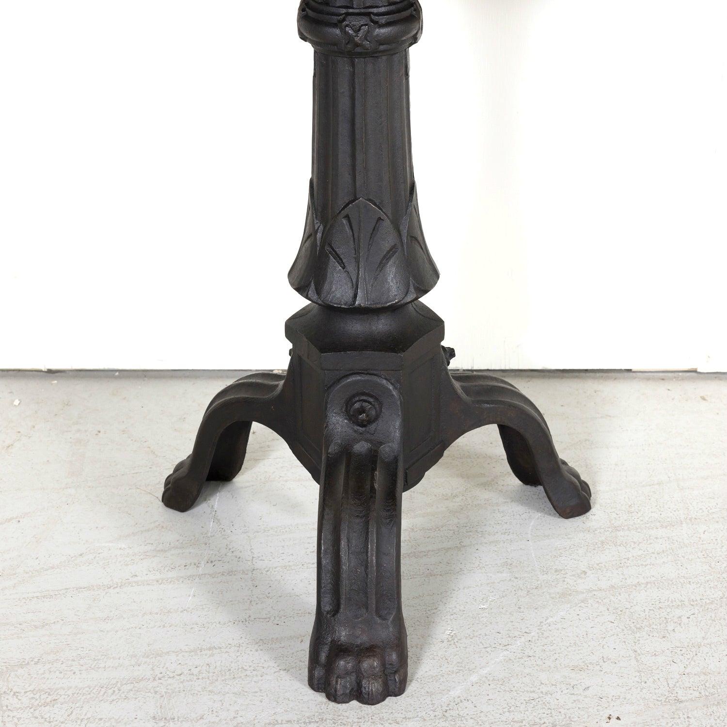 19th Century French Louis Philippe Style Walnut Console with Drawers For Sale 10