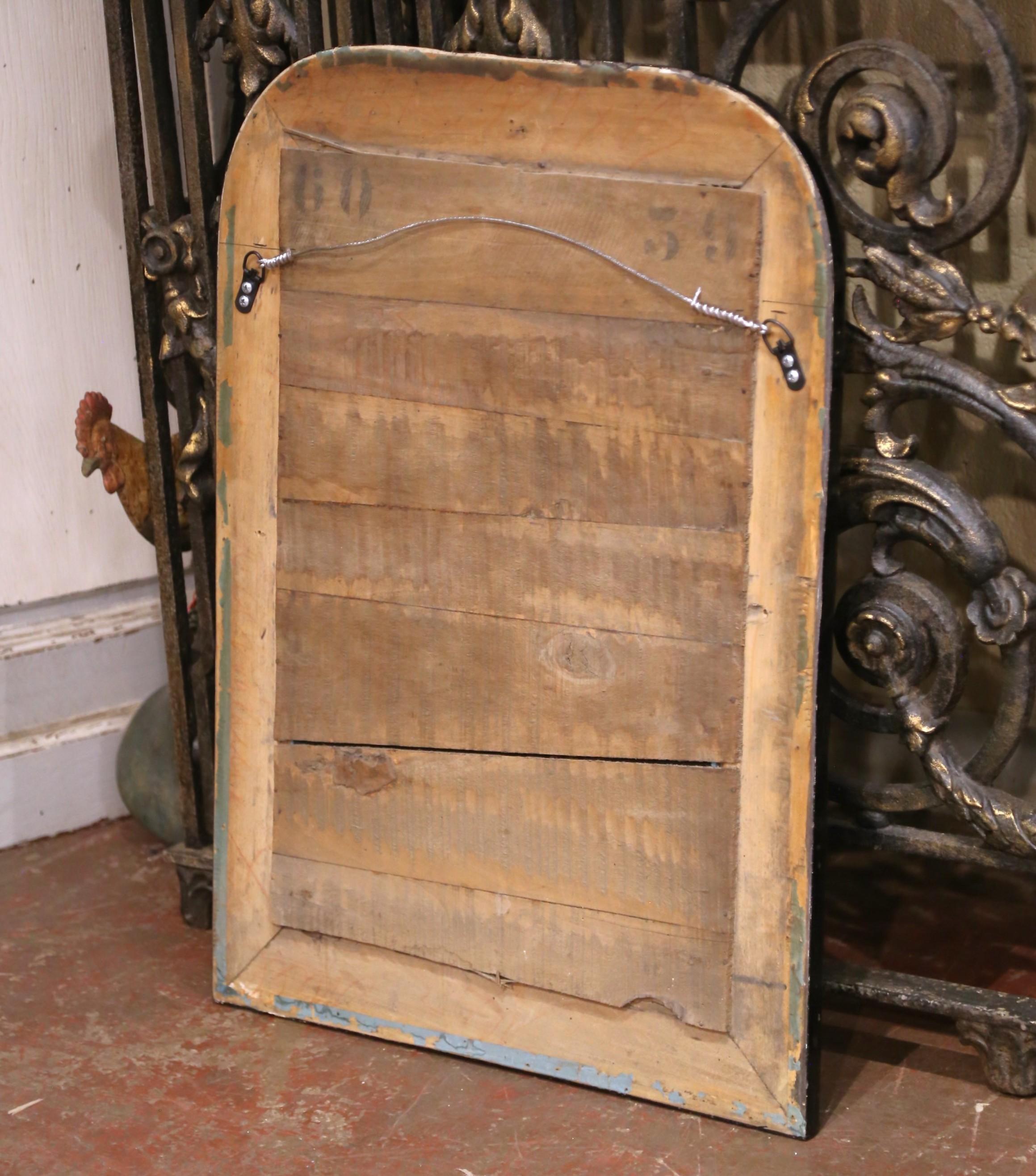 XIXe siècle Miroir à deux tons, doré et noirci, Louis Philippe, France, 19e siècle en vente
