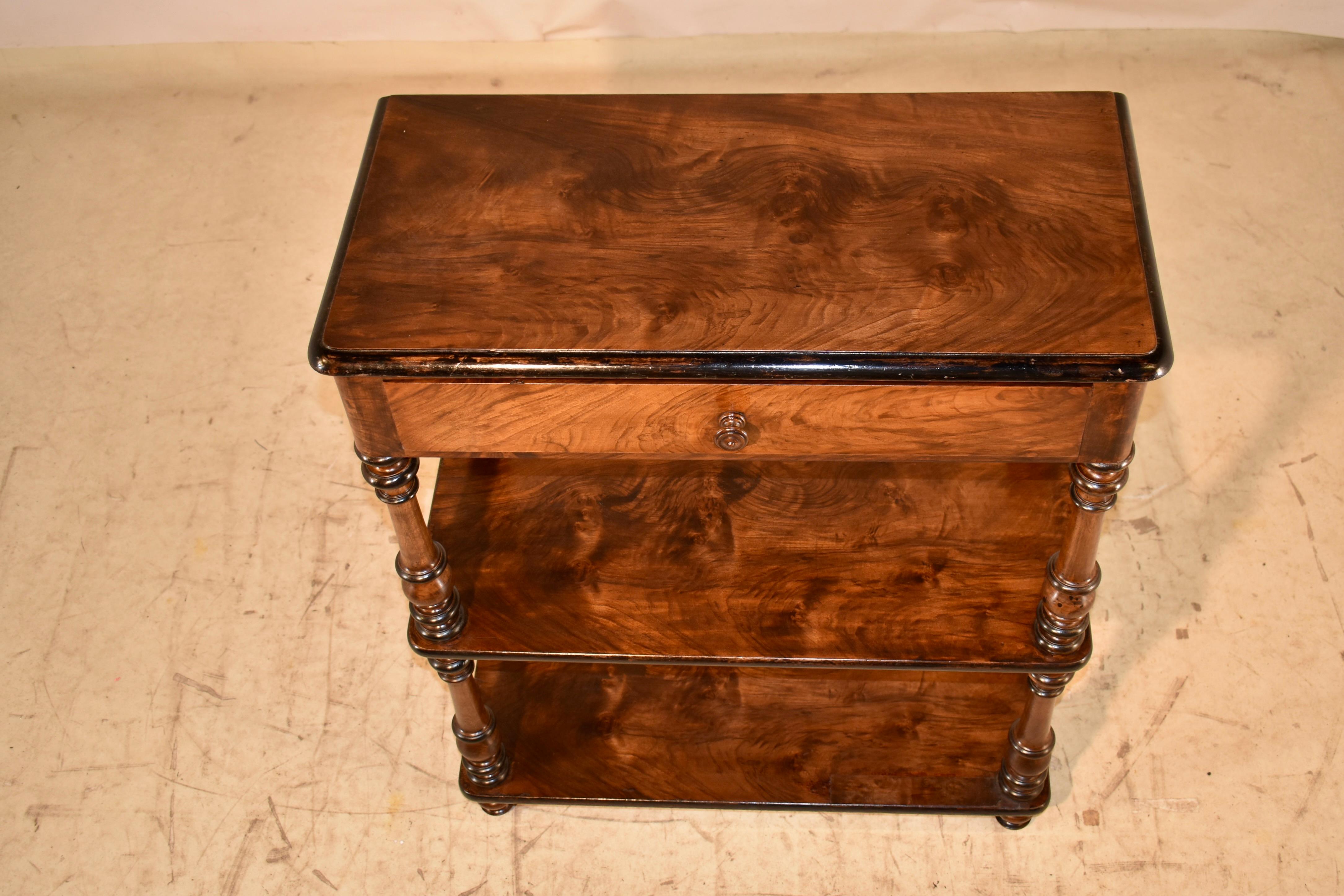 19th Century French Louis Philippe Walnut Buffet For Sale 7